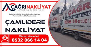 Çamlıdere nakliyat Ankara Çamlıdere evden eve nakliyat firması