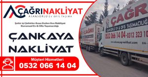 Çankaya nakliyat Ankara Çankaya evden eve nakliyat firması