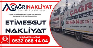 Etimesgut nakliyat Ankara Etimesgut evden eve nakliyat firması