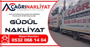 Güdül nakliyat Ankara güdül evden eve nakliyat firması