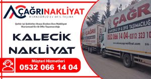 Kalecik nakliyat Ankara Kalecik evden eve nakliyat firması